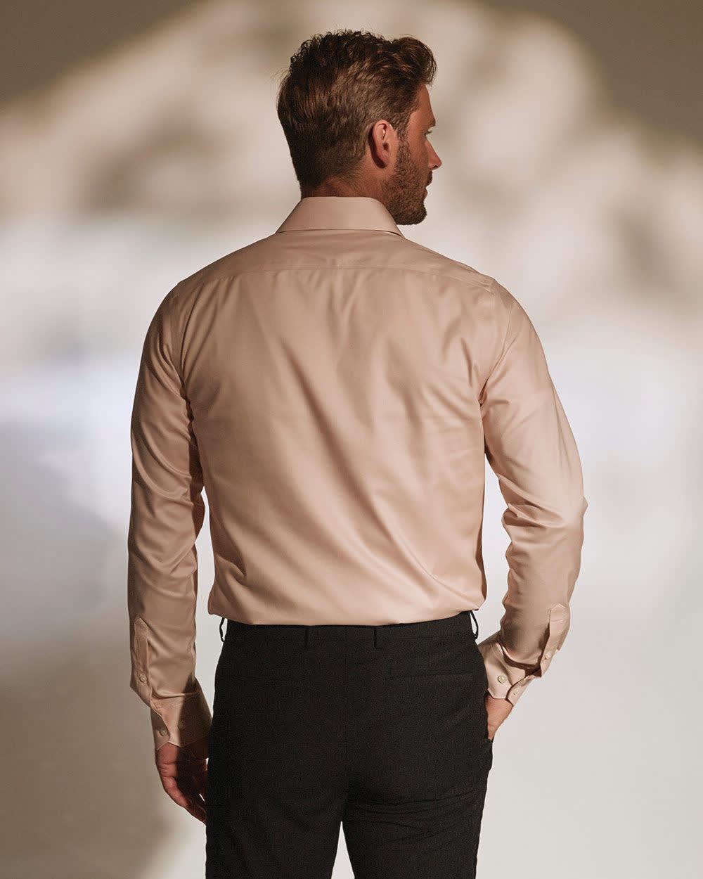 Slim Fit Stretch Dress Shirt RW&CO.