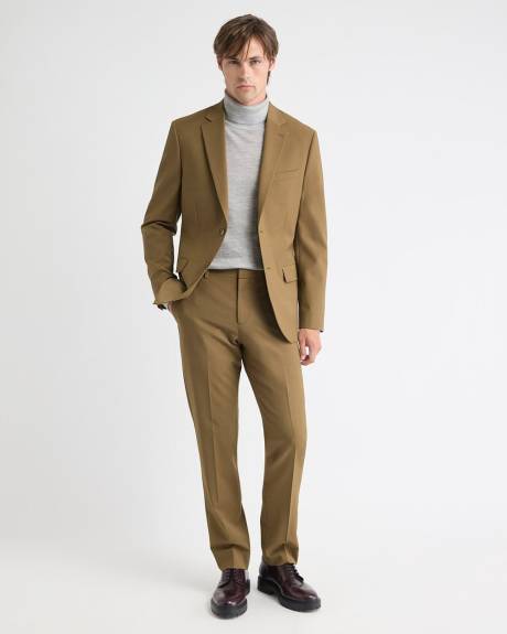 Slim-Fit Wool Suit Pant