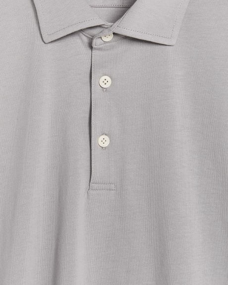 Essential Cotton Short-Sleeve City Polo