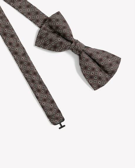 Bow Tie with Geometric Pattern