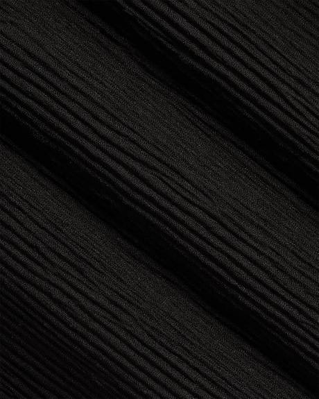 High-Rise Flare Midi Skirt