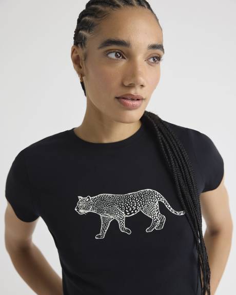 Organic Cotton Short-Sleeve Crew-Neck Tee