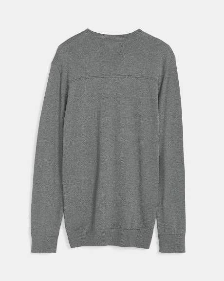 Solid V-Neck Sweater