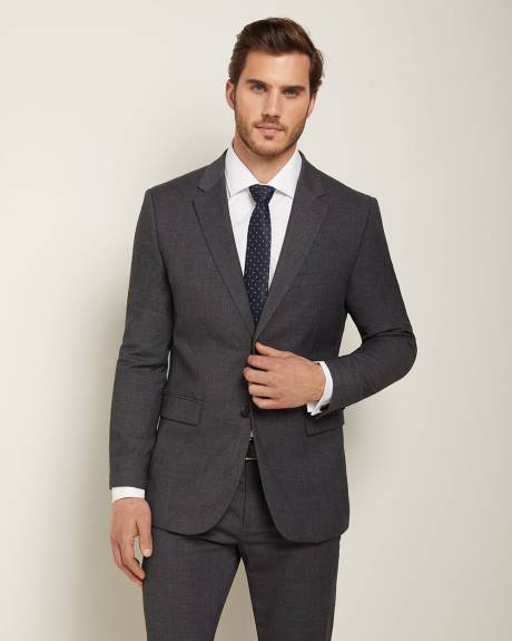 Essential Athletic Fit Dark heather grey suit Blazer