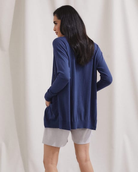 Buttoned Front Cardigan with Pockets