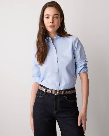 Long-Sleeve Oxford Shirt