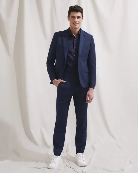 Essential Slim Fit navy suit Blazer - Short