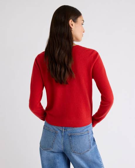 Merino Wool Button-Down Cardigan