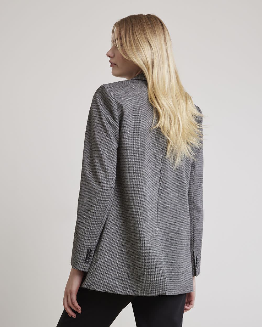 Long DoubleBreasted Oversized Tweed Blazer RW&CO.