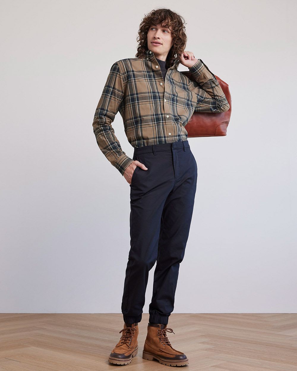Slim-Fit Tartan Flannel Shirt | RW&CO.