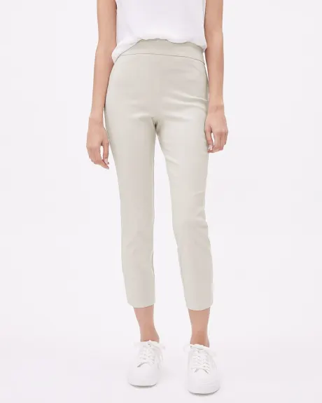 Solid Cropped City Legging Pant