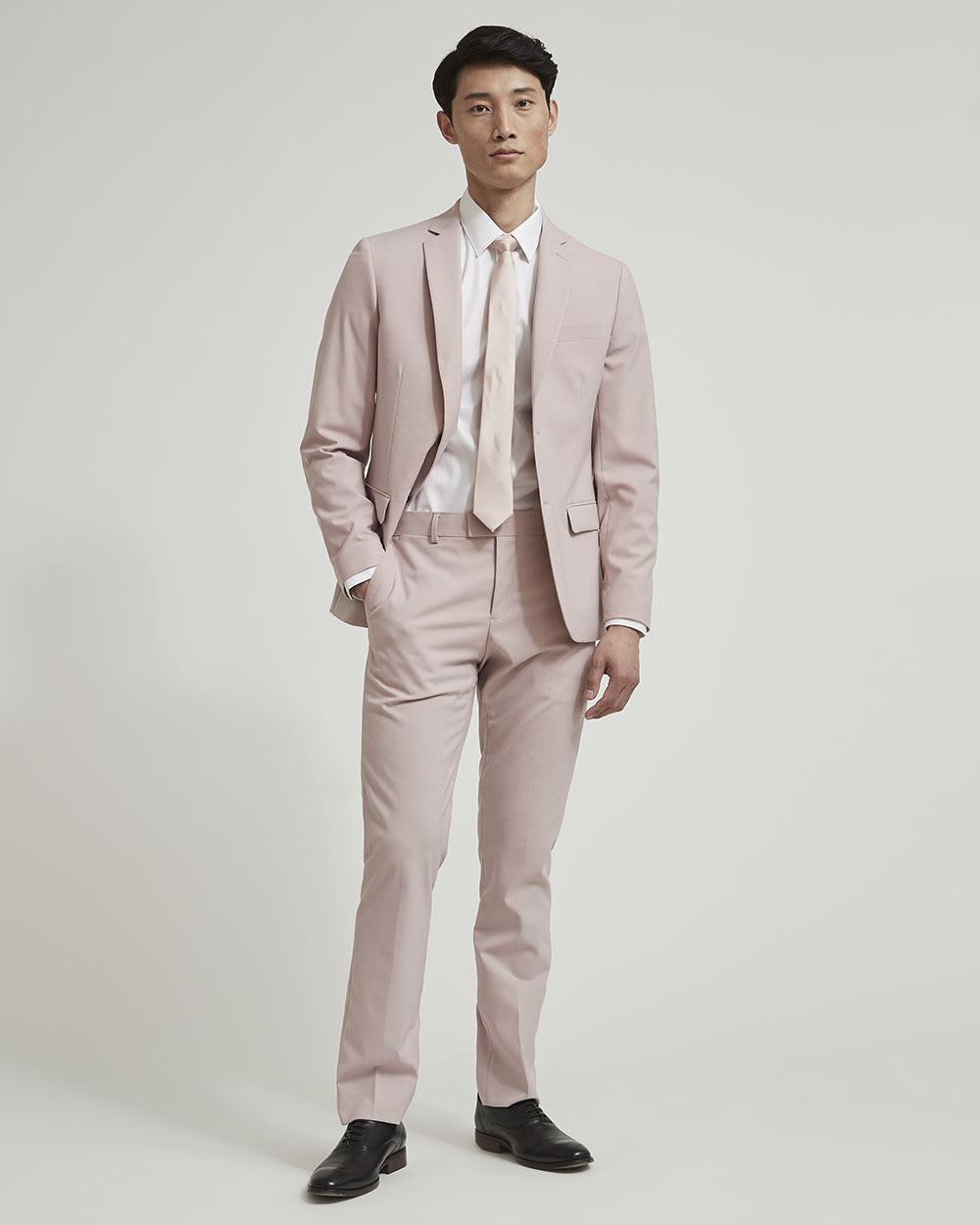 Slim Fit Light Pink Suit Pant