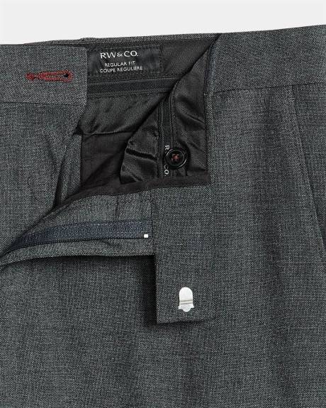 Regular Fit Essential Dark Grey Suit Pant