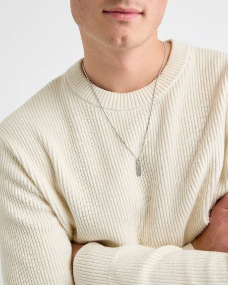 Stainless Steel Necklace with Pendant