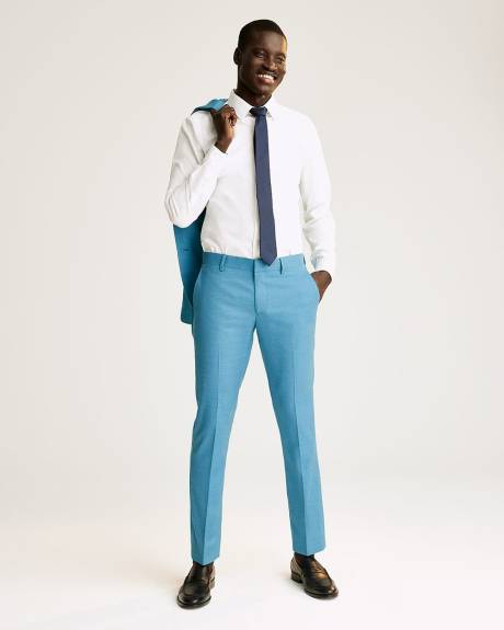 Slim Fit Turquoise Suit Pant