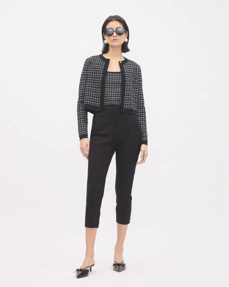 Camisole Carreaut&eacute;e &agrave; Encolure Carr&eacute;e