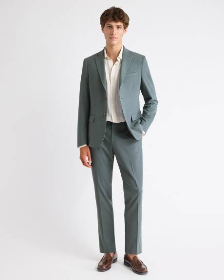 Slim-Fit Agave Suit Blazer