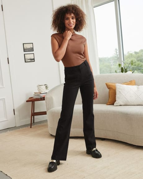High Density High-Waisted Flare Signature Pant - 33.5"