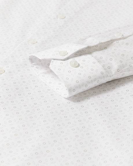 Chemise Habill&eacute;e &agrave; Coupe &Eacute;troite &agrave; Pois