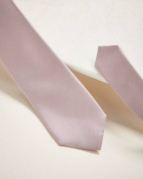 Regular Solid Light Pink Tie