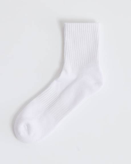Solid Low Crew Socks