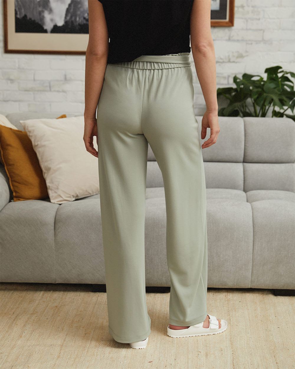 Women's Long Stretch Pants (L/XL ONE SIZE) ITALIAN FASHION IMD23130