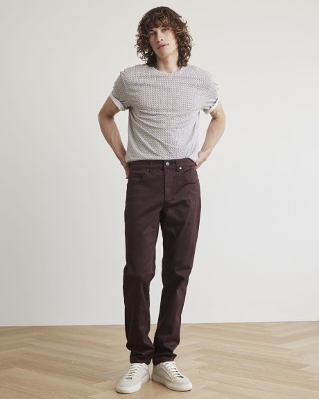 Pantalon Ultra-Extensible à Jambe Étroite