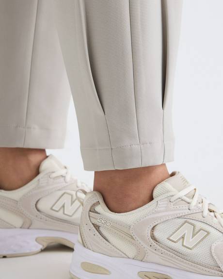 Mid-Rise Tapered-Leg Flowy Jogger Pant