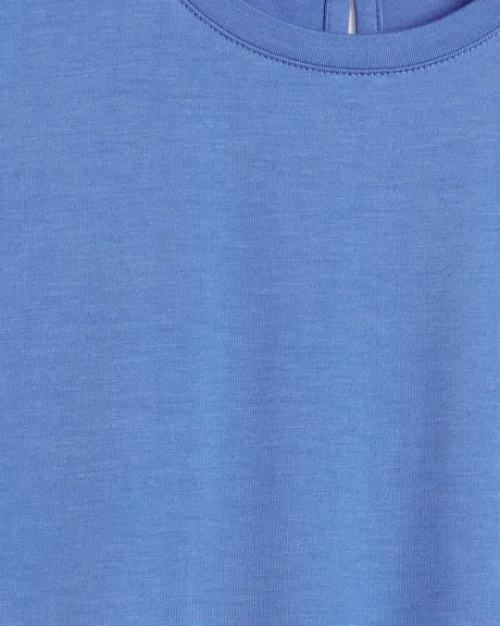 T-Shirt Musclé Coloré à Col Rond Essentiel