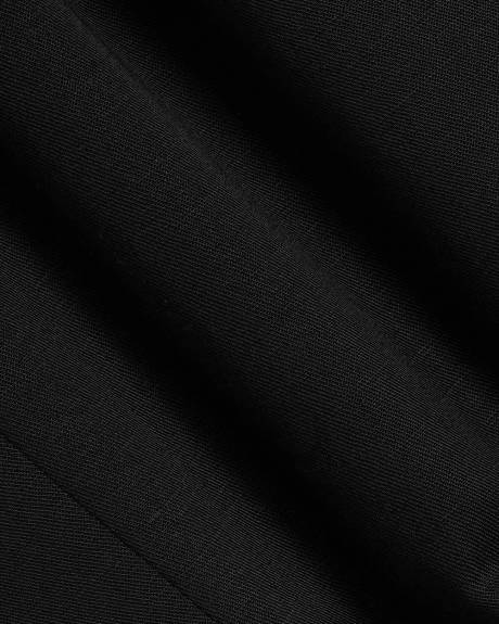 Linen-Blend Sleeveless Vest