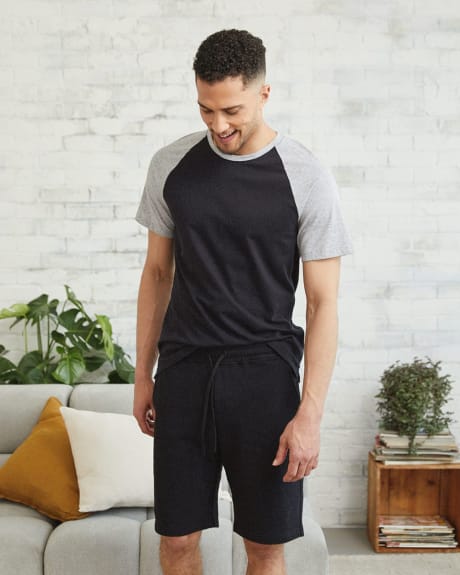Raglan Sleeves Sleepwear T-Shirt