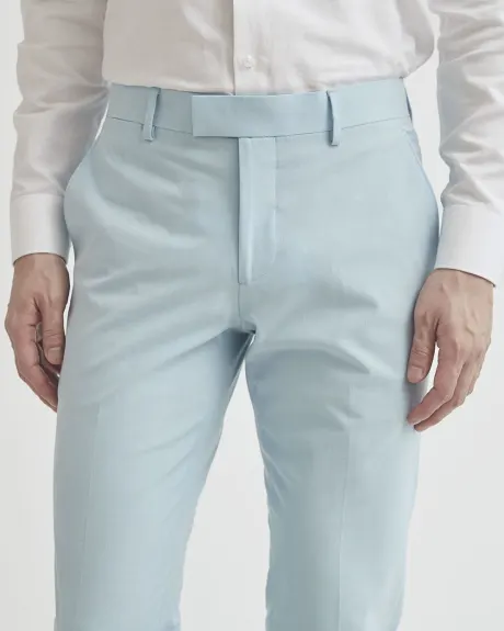Pantalon de Complet Bleu Clair à Coupe Étroite