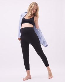 Soft Touch Cropped Legging - Thyme Maternity
