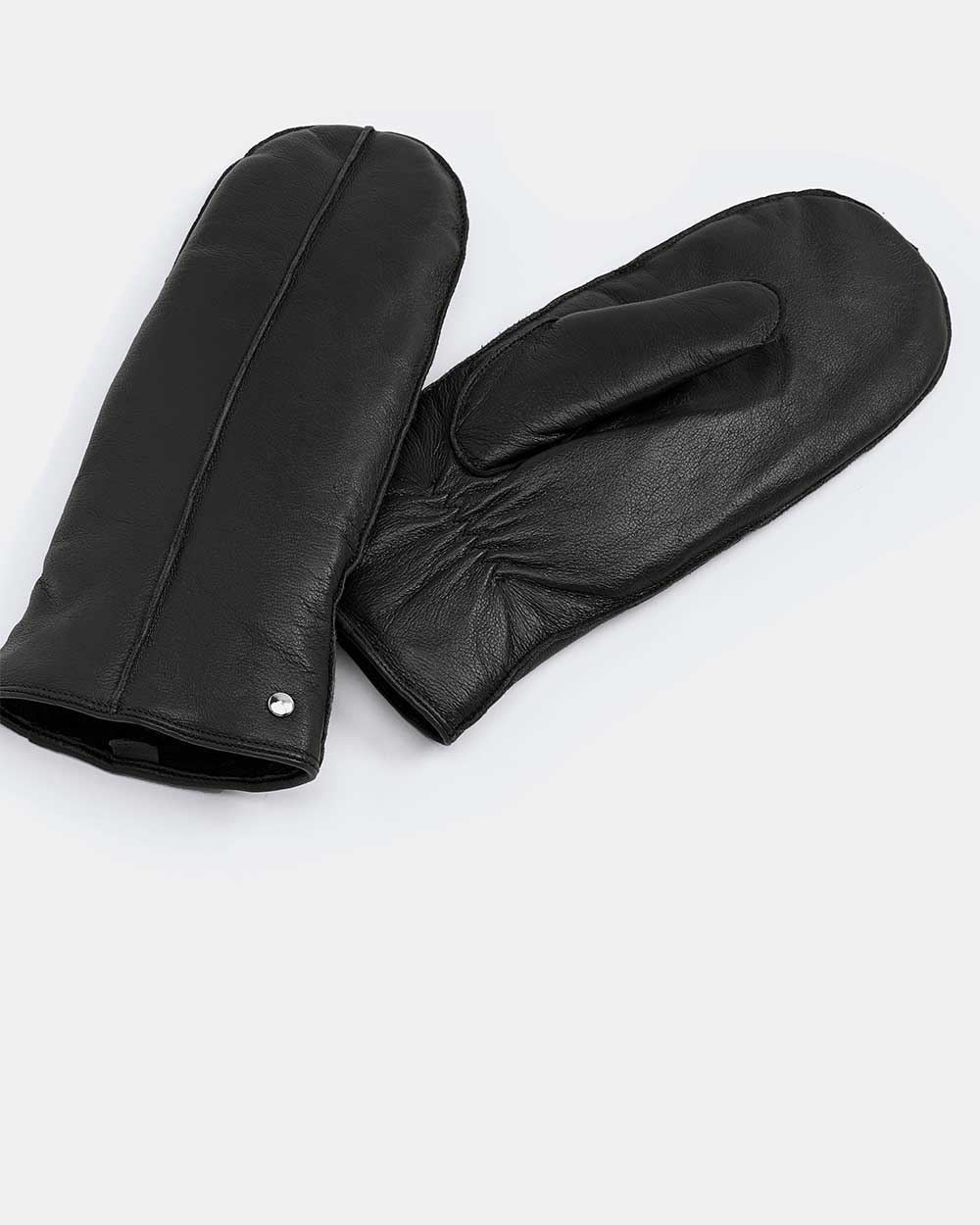 Leather Mittens with Fleece Lining RW&CO.
