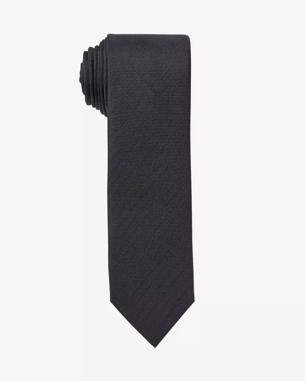 Solid skinny tie