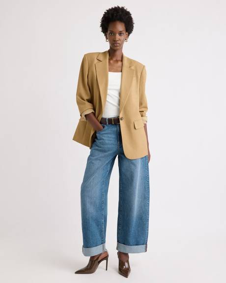 Camisole à Col Dégagé en Coton