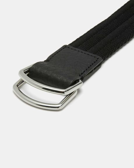Black Webbing Belt