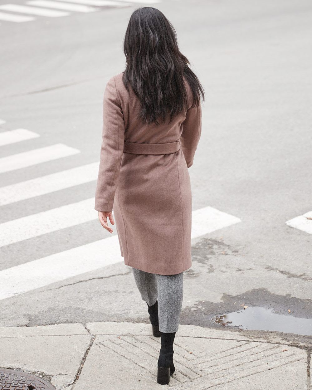 Wool Coat with Polyfill Lining