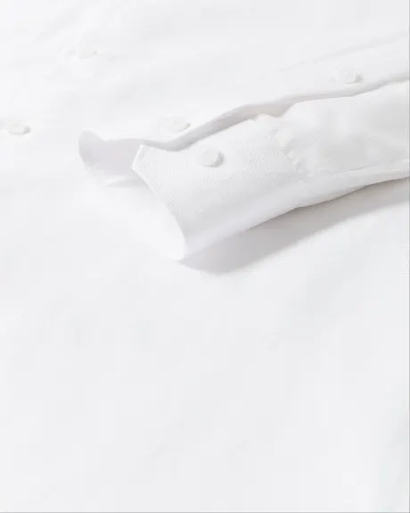 Tailored-Fit Linen Dress Shirt