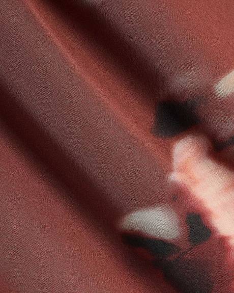 Satin High-Rise Flare Maxi Skirt