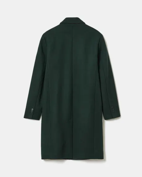 Emerald Wool-Blend Topcoat