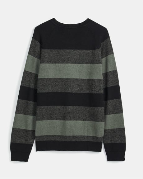 Essential Marled Effect Crew-Neck Sweater