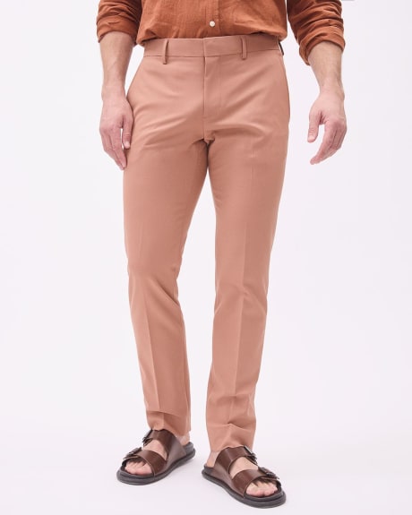 Slim-Fit Terracotta Suit Pant