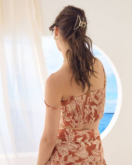 Bandeau Top with Adjustable Strap