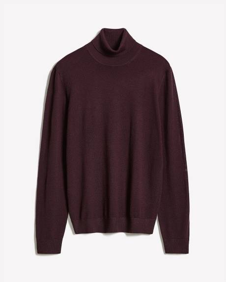 Merino Wool Turtleneck Sweater