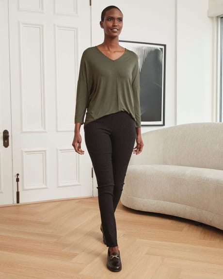 Long-Sleeve Tunic with Drop Shoulders