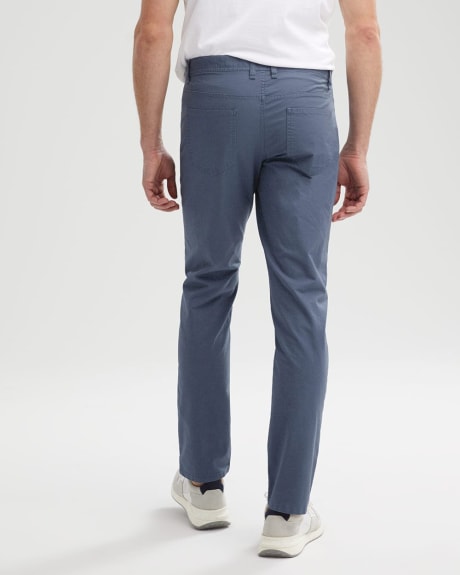 Slim Fit 5-Pocket Cotton Pant - 32"