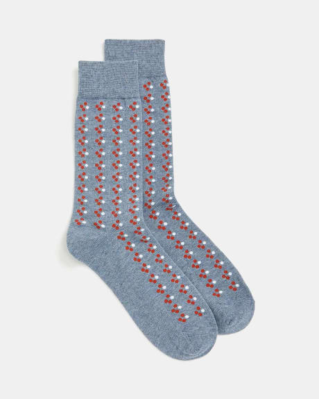 Micro Polka Dot Socks