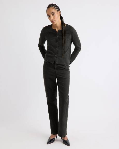 Merino Wool Button-Down Cardigan