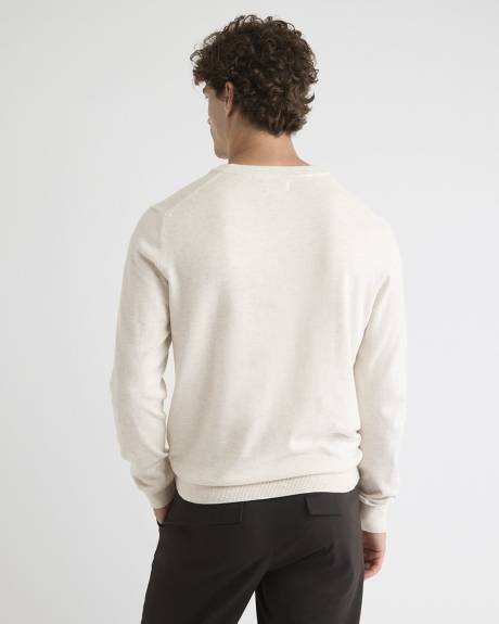 Long-Sleeve Crew-Neck Sweater